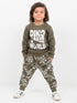 T-Rex Adventure Fleece Suit (Hunter Green)